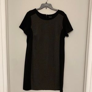 George Gray and Black dress